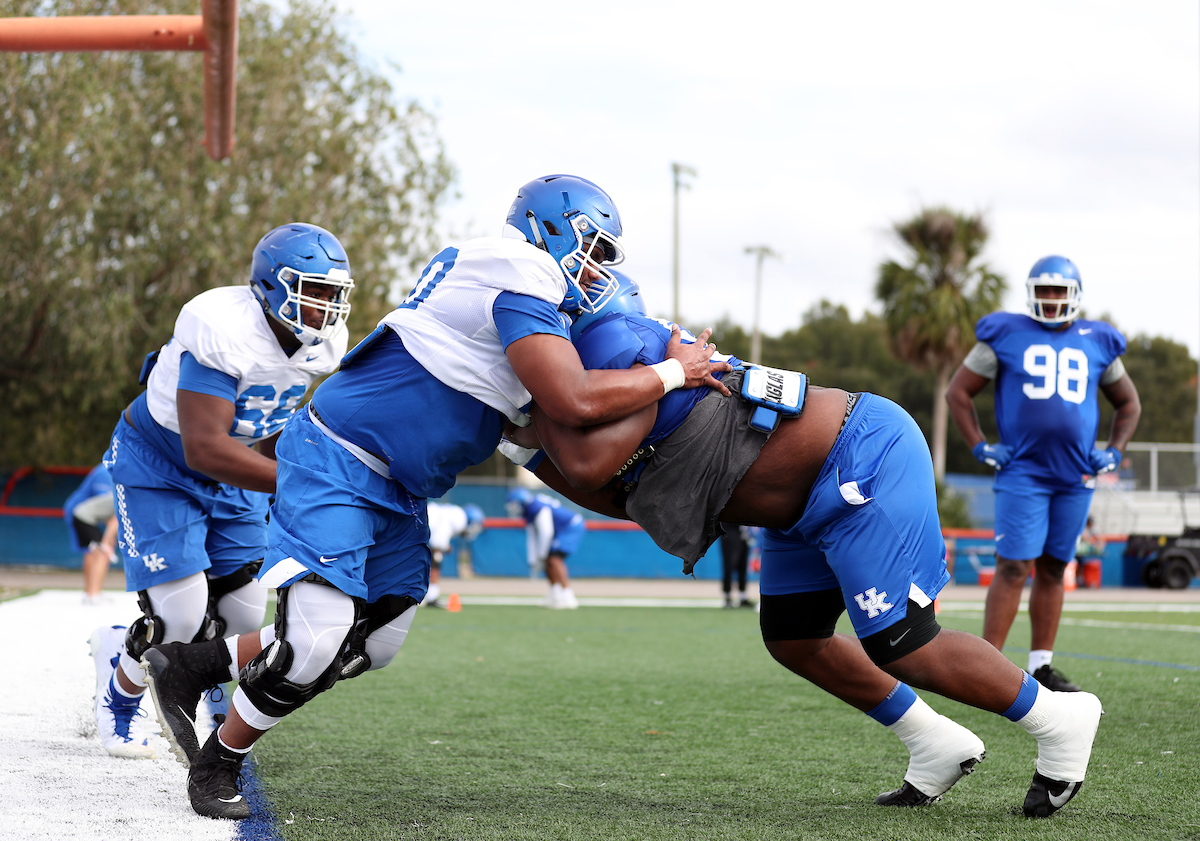 Bowl Practice Day 2.

Photo by Britney Howard  | UK Athletics