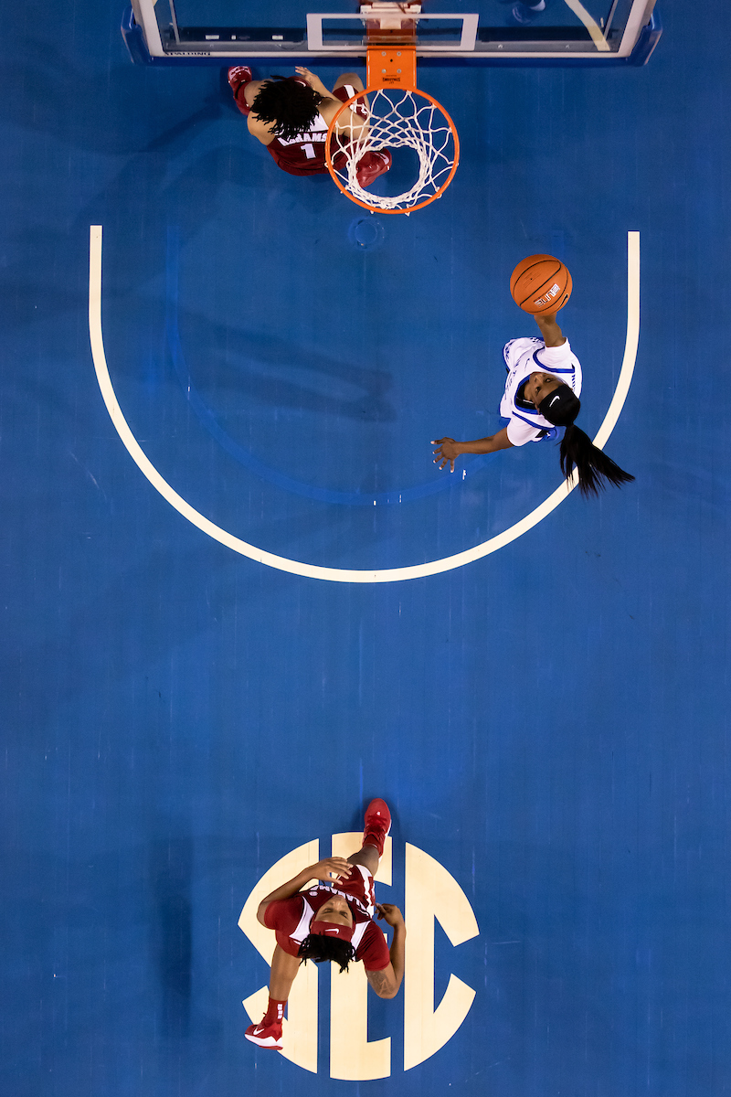 Chasity Patterson. 

Kentucky beat Alabama 66 - 62. 

Photo by Elliott Hess | UK Athletics