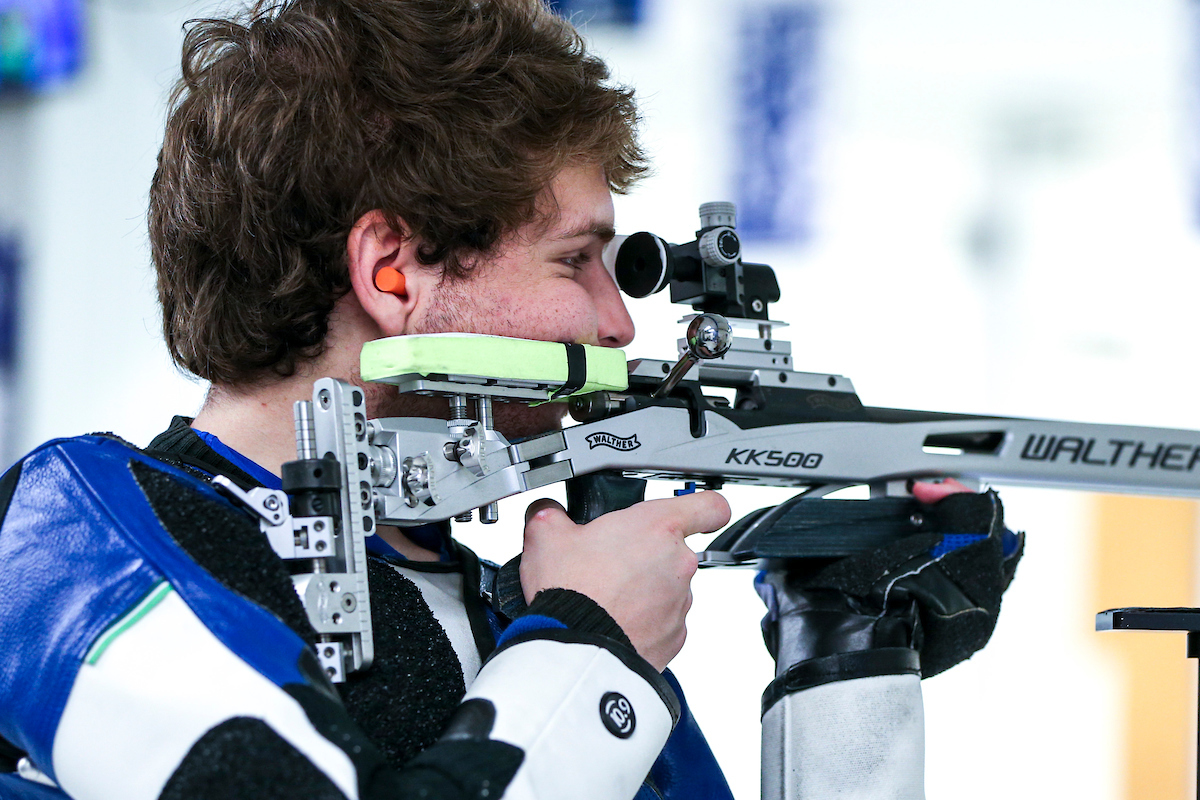 Mitchell Nelson.

Kentucky Rifle competes against Memphis.

Photo by Grace Bradley | UK Athletics