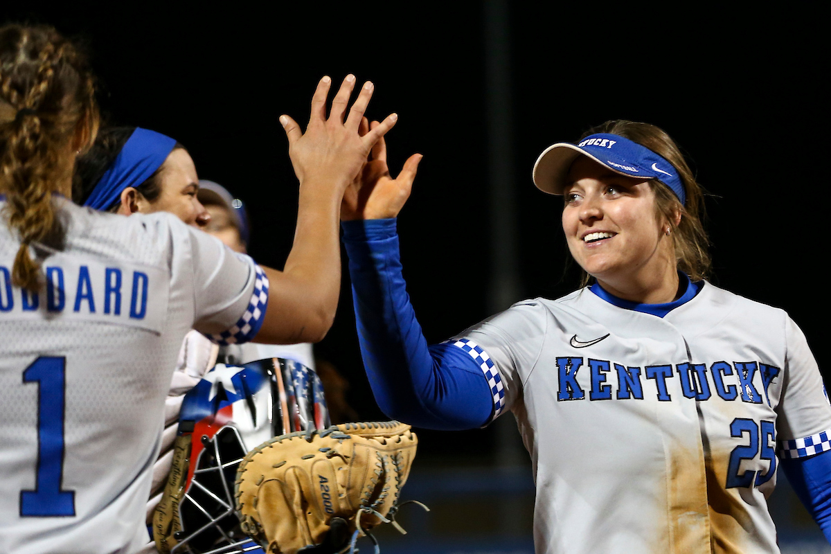 Emmy Blane.

Kentucky beats Michigan 9-2.

Photo by Grace Bradley | UK Athletics