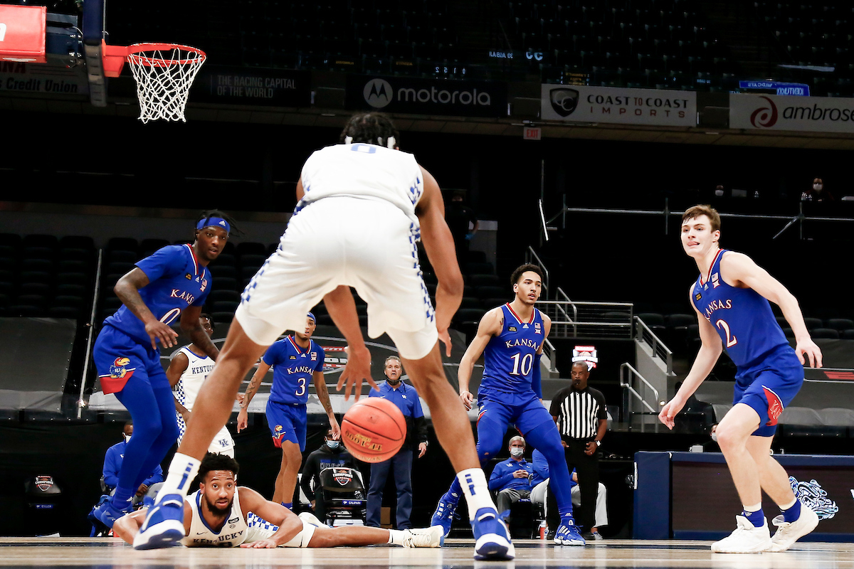 Davion Mintz.

Kentucky falls to Kansas, 65-62, in the State Farm Champions Classic.

Photo by Chet White | UK Athletics