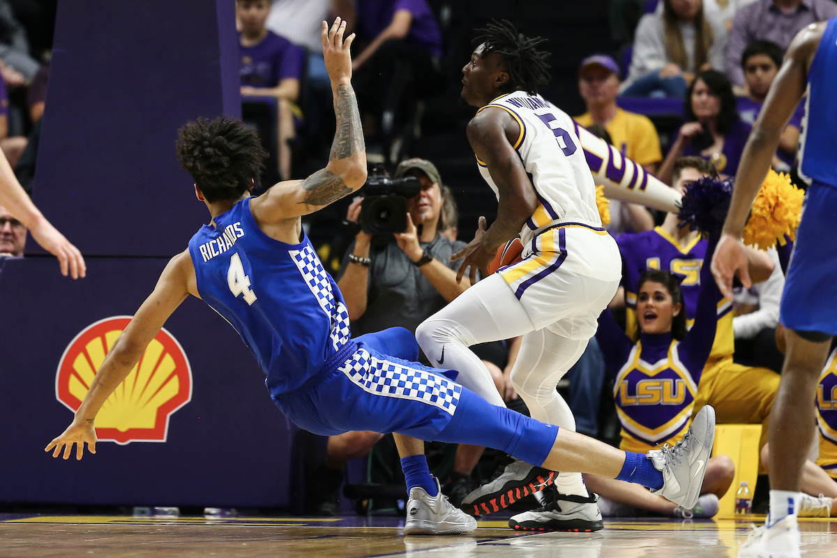 Nick Richards.

Kentucky beat LSU 79-76.

Photo by Chet White | UK Athletics