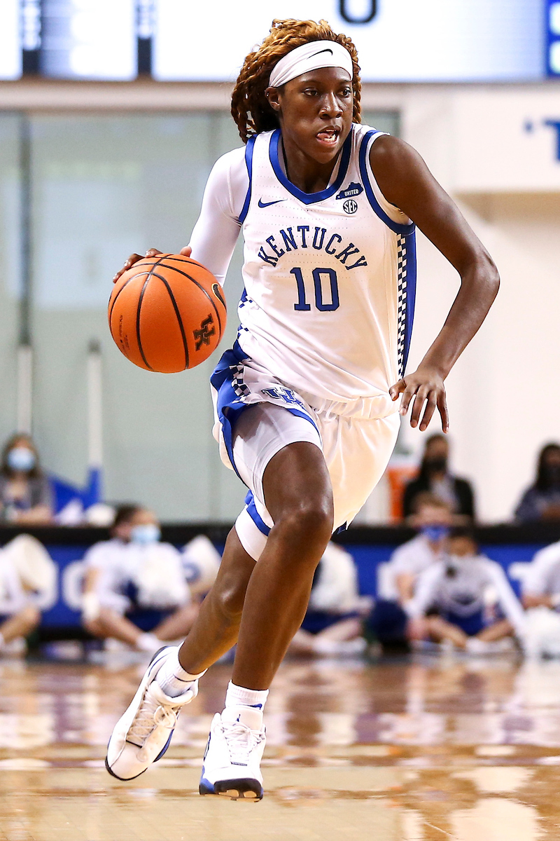 Rhyne Howard.

Kentucky loses to South Carolina 59-50.

Photo by Grace Bradley | UK Athletics