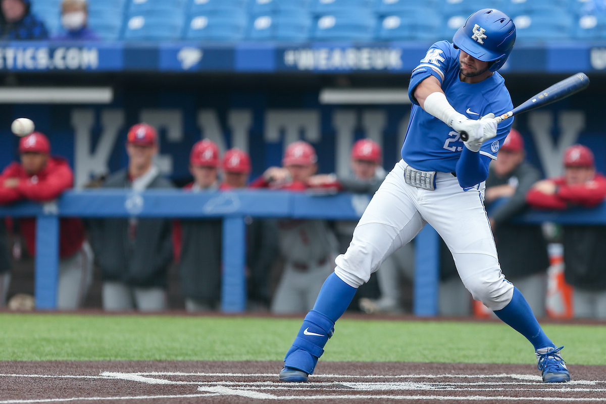 Coltyn Kessler.

Kentucky beats Alabama 5 - 2.

Photo by Sarah Caputi | UK Athletics