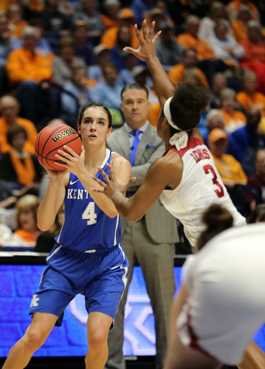 Maci Morris

The University of Kentucky women's basketball team beat Alabama in the SEC Tournament on Thursday, March 1, 2018 at Bridgestone Arena in Nashville, TN.

Photo by Britney Howard | UK Athletics