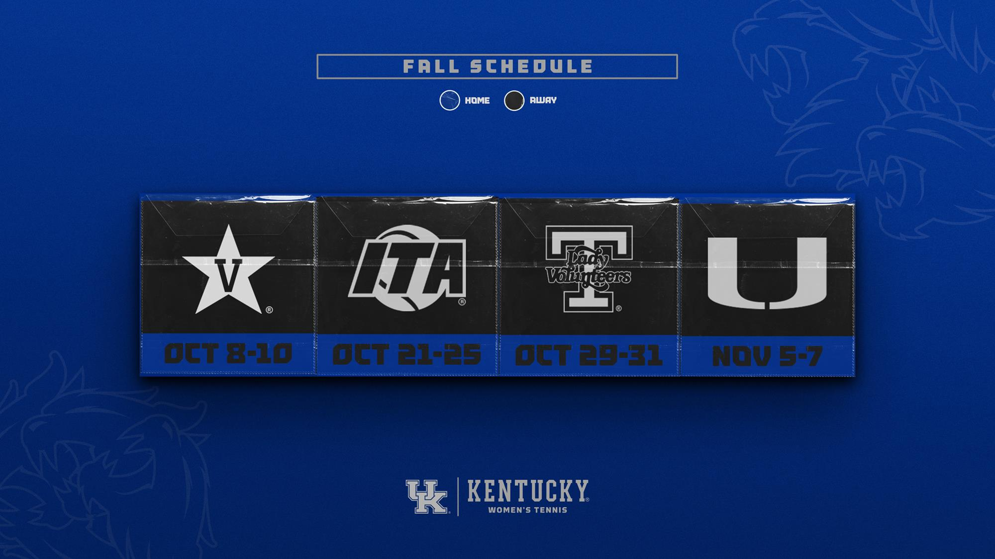 UK Women’s Tennis Announces Fall Schedule