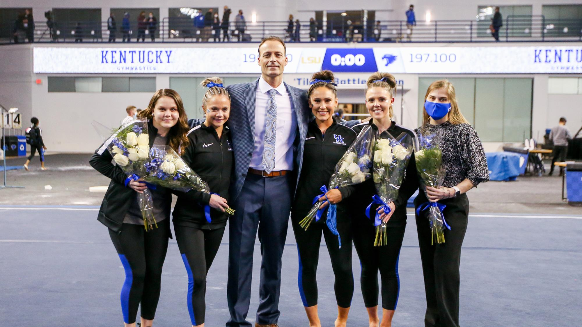 Cats Beat Second-Ranked LSU 197.100-196.800 on Senior Night