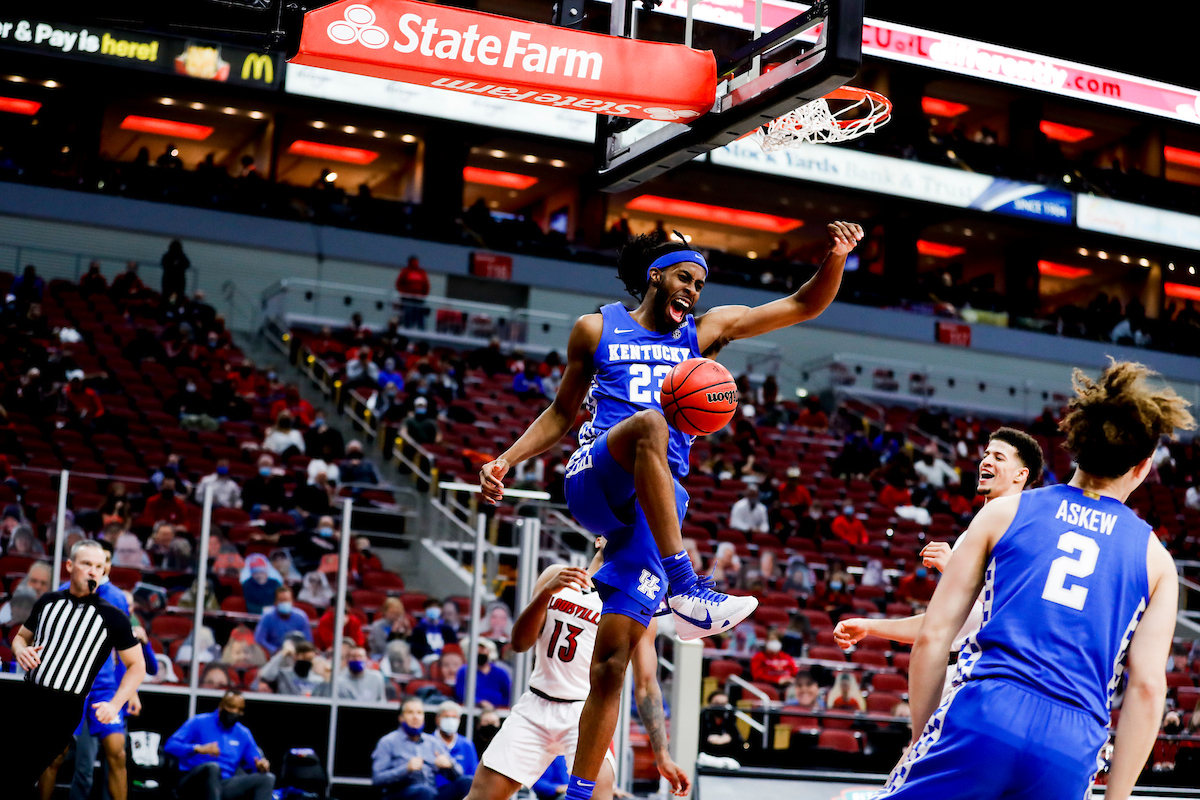 Isaiah Jackson.

Kentucky loses to Louisville 62-59.

Photo by Chet White | UK Athletics