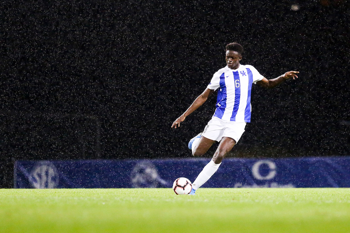Aime Mabika.

Kentucky defeats Wright State University 7-1.

Photo by Grace Bradley | UK Athletics