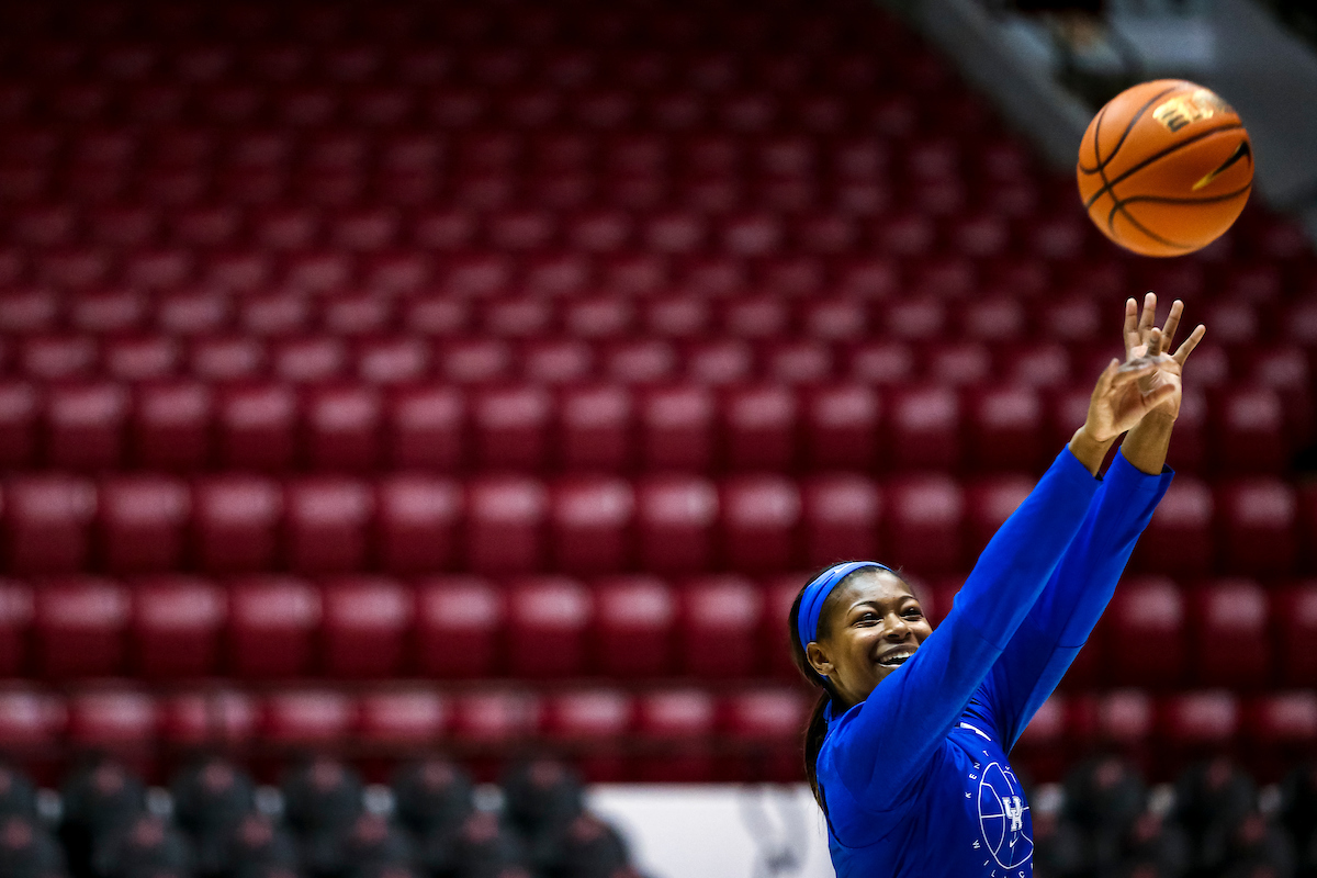 Robyn Benton.

Kentucky at Alabama shootaround.

Photo by Eddie Justice | UK Athletics
