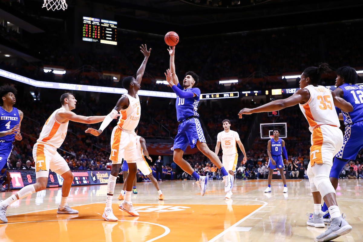 Johnny Juzang.

Kentucky beat Tennessee, 77-64.

Photo by Elliott Hess | UK Athletics