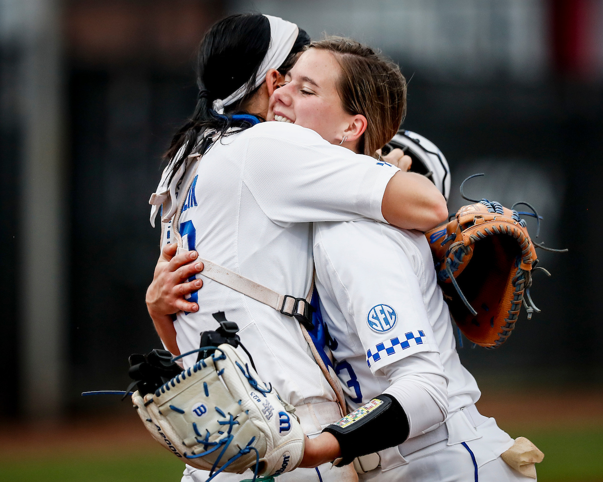Stephanie Schoonover. Kayla Kowalik. Kentucky beat Louisville 9-0.Photos by Chet White | UK Athletics