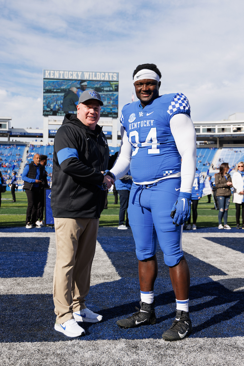 Abule Abadi-Fitzgerald.

Kentucky beat New Mexico State 56-16.

Photo by Elliott Hess | UK Athletics