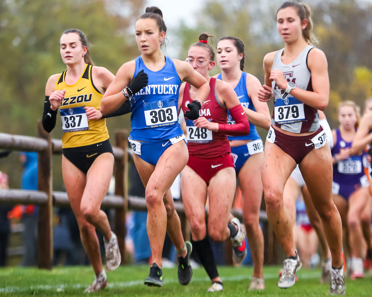 Kaylie Kenne. 

Kentucky Cross Country SEC Championships.