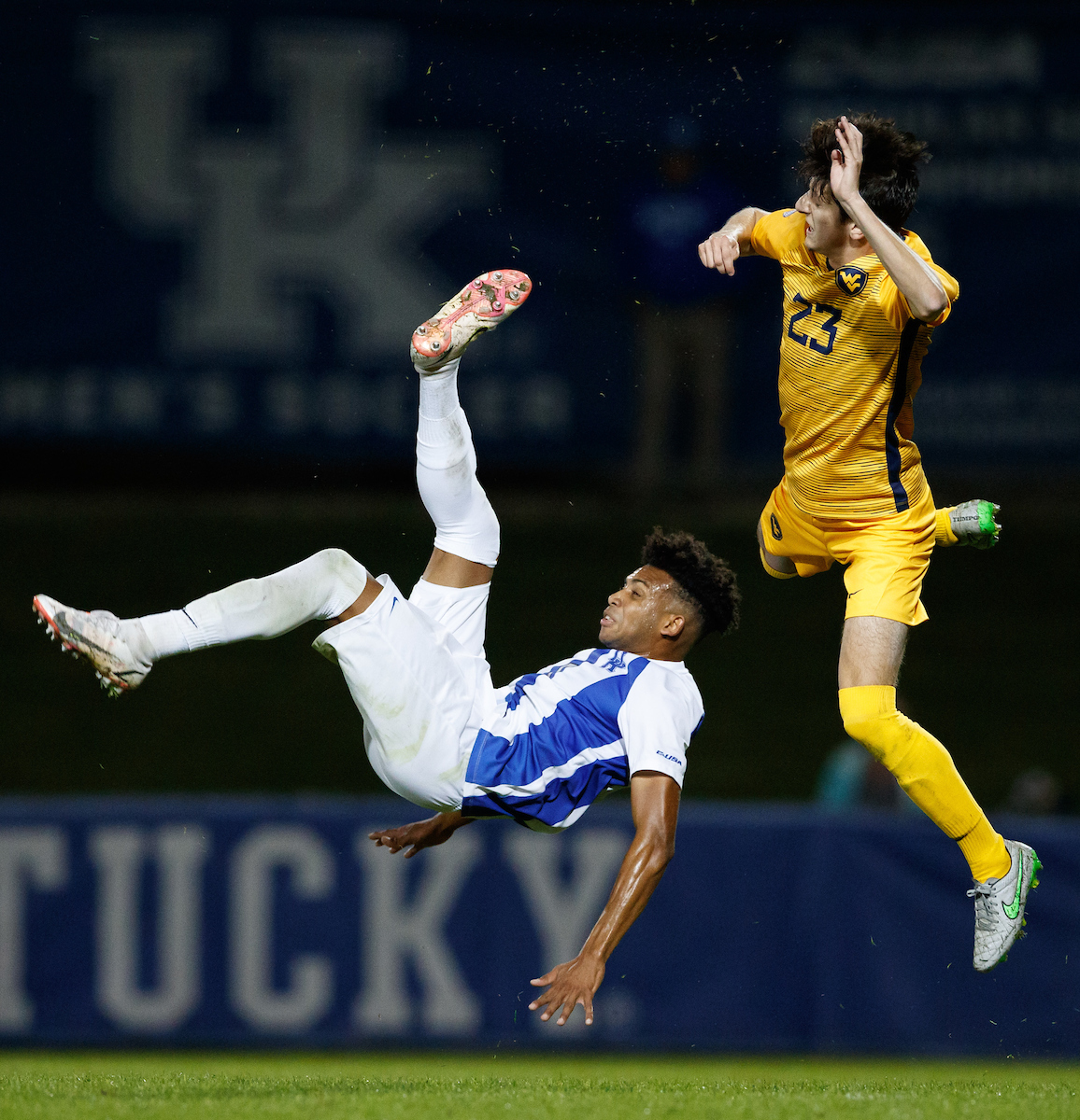 Daniel Evans.

Kentucky beats West Virginia, 1-0.

Photo by Elliott Hess | UK Athletics