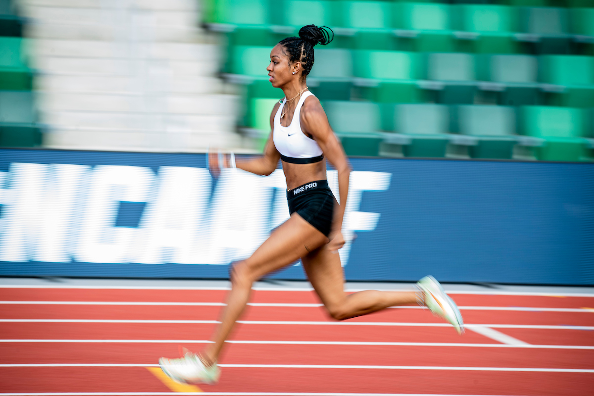 Karimah Davis.

Shake out.

NCAA Track and Field Outdoor Championships.

Photo by Chet White | UK Athletics