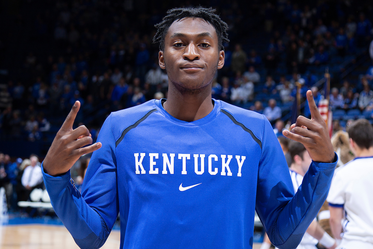 Immanuel Quickley.

Men's basketball beat IUP 86-64

Photo by Chet White | UK Athletics