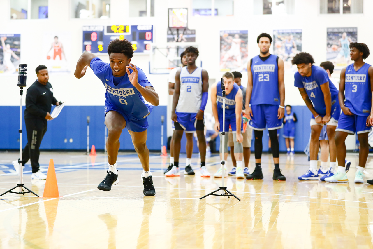 Ashton Hagans.


Kentucky men's basketball Pro Day.


Photo by Elliott Hess | UK Athletics