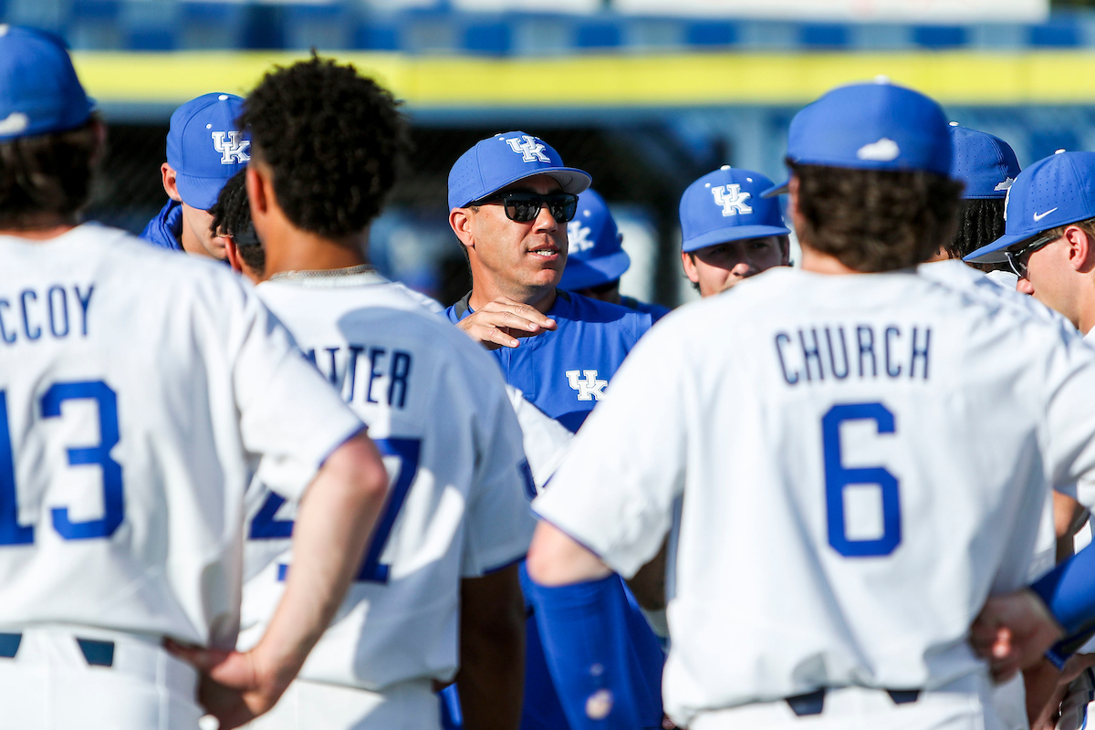 Coach Nick Mingione.

Kentucky loses to Vanderbilt 0-8.

Photo by Sarah Caputi | UK Athletics