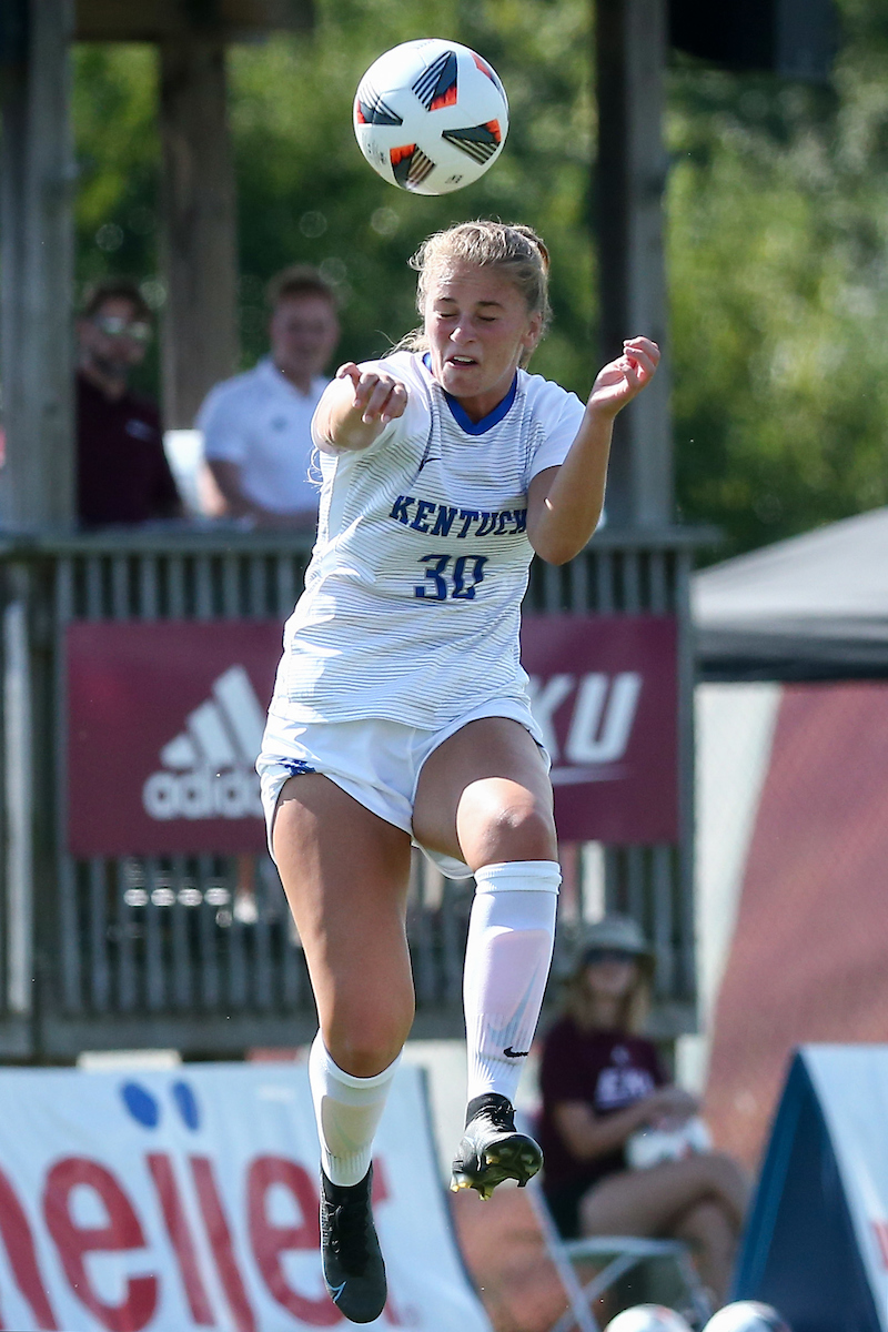 Jordyn Rhodes.

Kentucky beats Eastern Kentucky University 6 - 0.

Photo by Sarah Caputi | UK Athletics