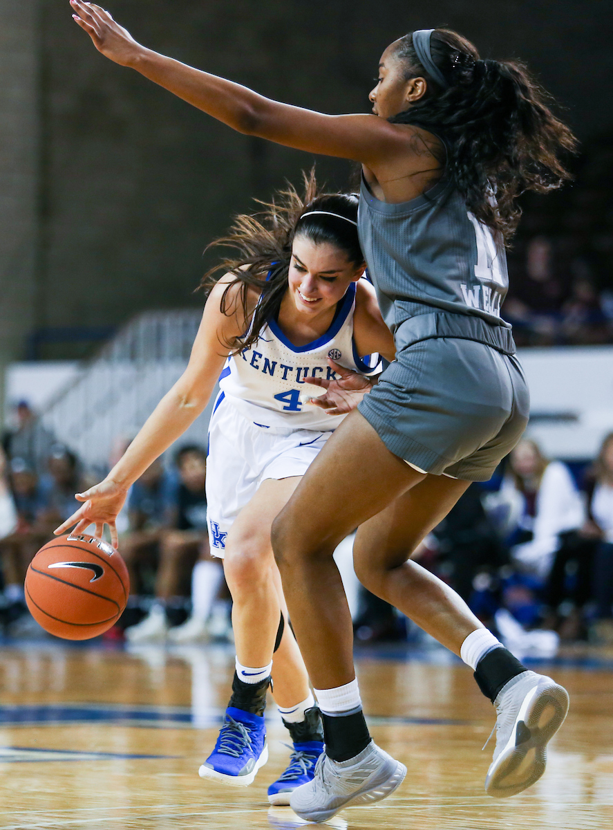 The UK women's basketball team falls to Texas A&M on Thursday, November 28, 2019.

Photo by Hannah Phillips | UK Athletics