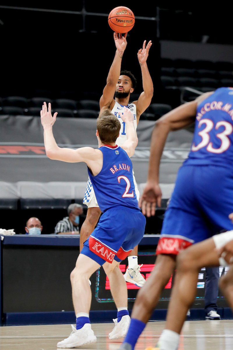 Davion Mintz.

Kentucky falls to Kansas, 65-62, in the State Farm Champions Classic.

Photo by Chet White | UK Athletics