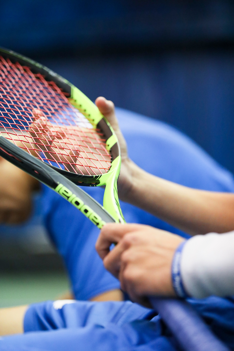 Racket. 

Kentucky men's tennis falls to Tennessee 0-4 on Sunday, April 14th..

Photo by Eddie Justice | UK Athletics
