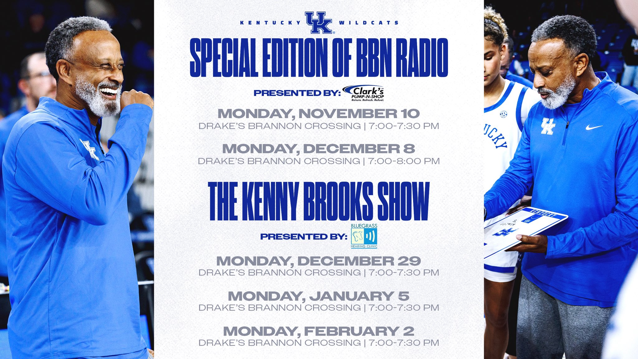 Clark's Pump-n-Shop BBN Radio with Kenny Brooks and Jack Givens
