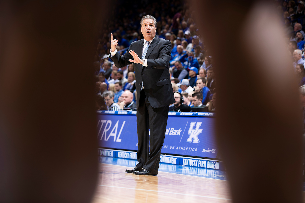 John Calipari.

The University of Kentucky men's basketball team beats South Carolina 76-48.

Photo by Chet White| UK Athletics