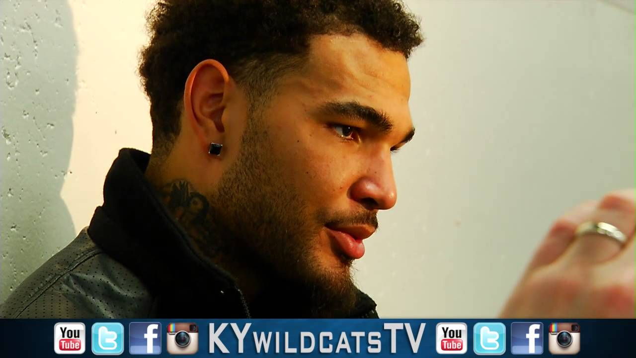 Kentucky Wildcats TV: Andrew Harrison, Aaron Harrison, Cauley-Stein - Ole Miss Postgame