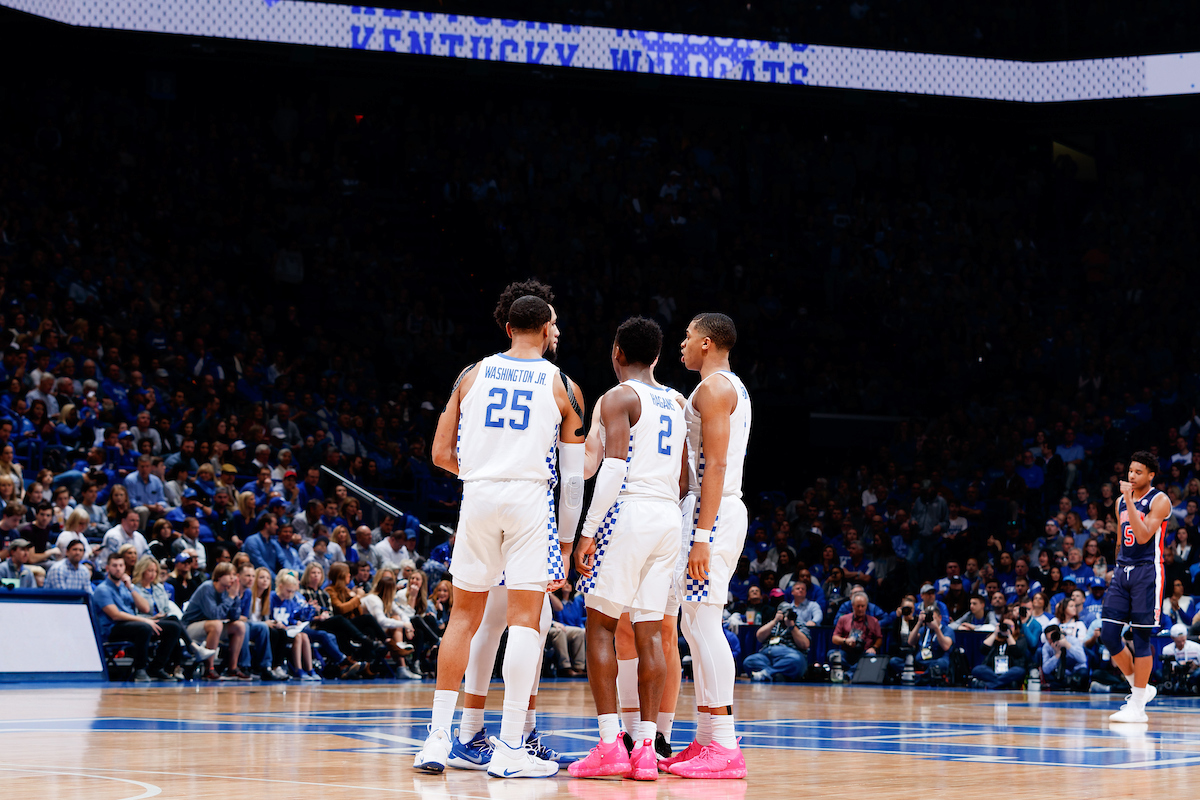 Team.


Kentucky beats Auburn, 80 - 53.

Photo by Elliott Hess | UK Athletics