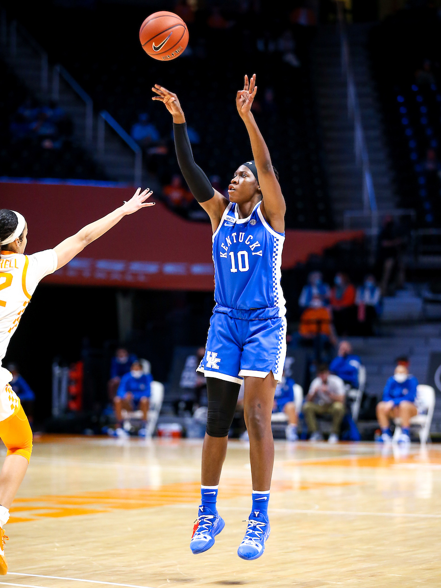 Rhyne Howard. 

Kentucky loses to Tennessee 70-53.

Photo by Eddie Justice | UK Athletics