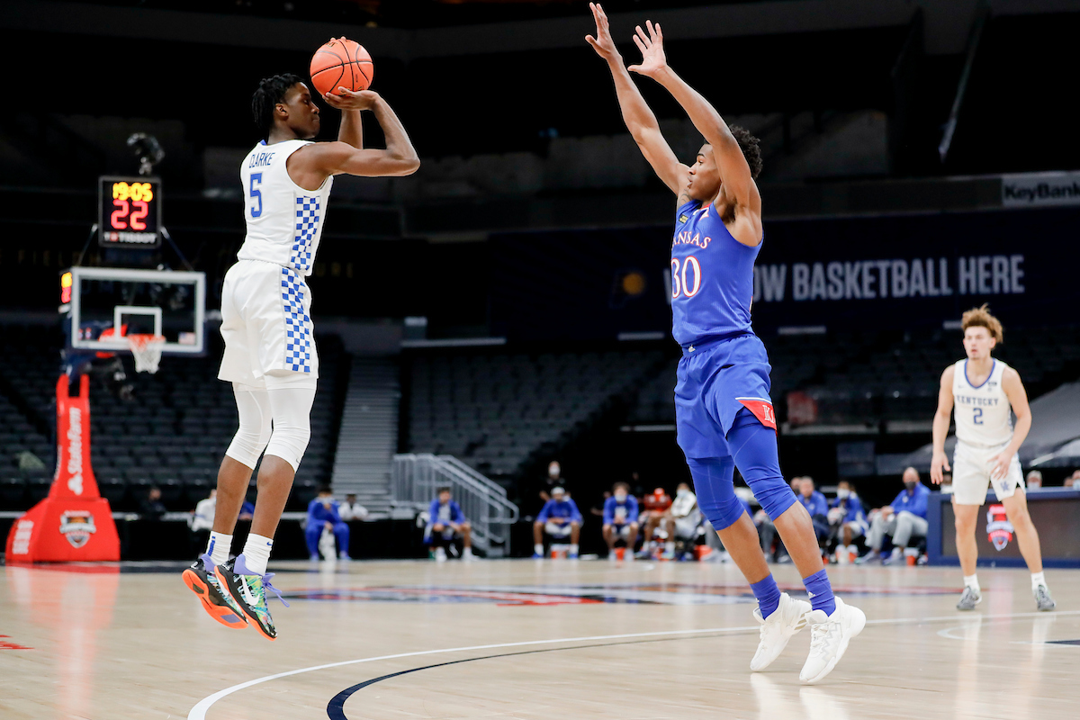 Terrence Clarke.

Kentucky falls to Kansas, 65-62, in the State Farm Champions Classic.

Photo by Chet White | UK Athletics