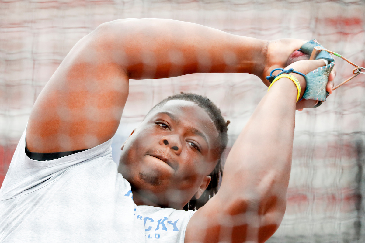 Charles Lenford.

Day one of the 2019 SEC Outdoor Track and Field Championships.