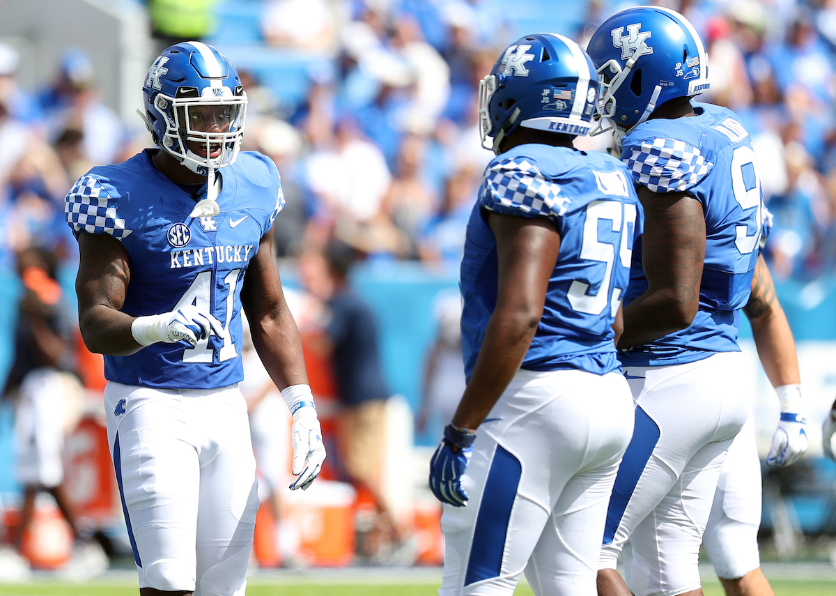 Josh Allen

UK football beats Murray State 48-10.

Photo by Britney Howard | UK Athletics