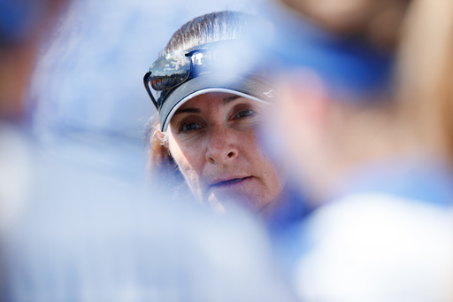 Coach Rachel Lawson.

Kentucky beats Auburn, 5-4.

Photo by Elliott Hess | UK Athletics