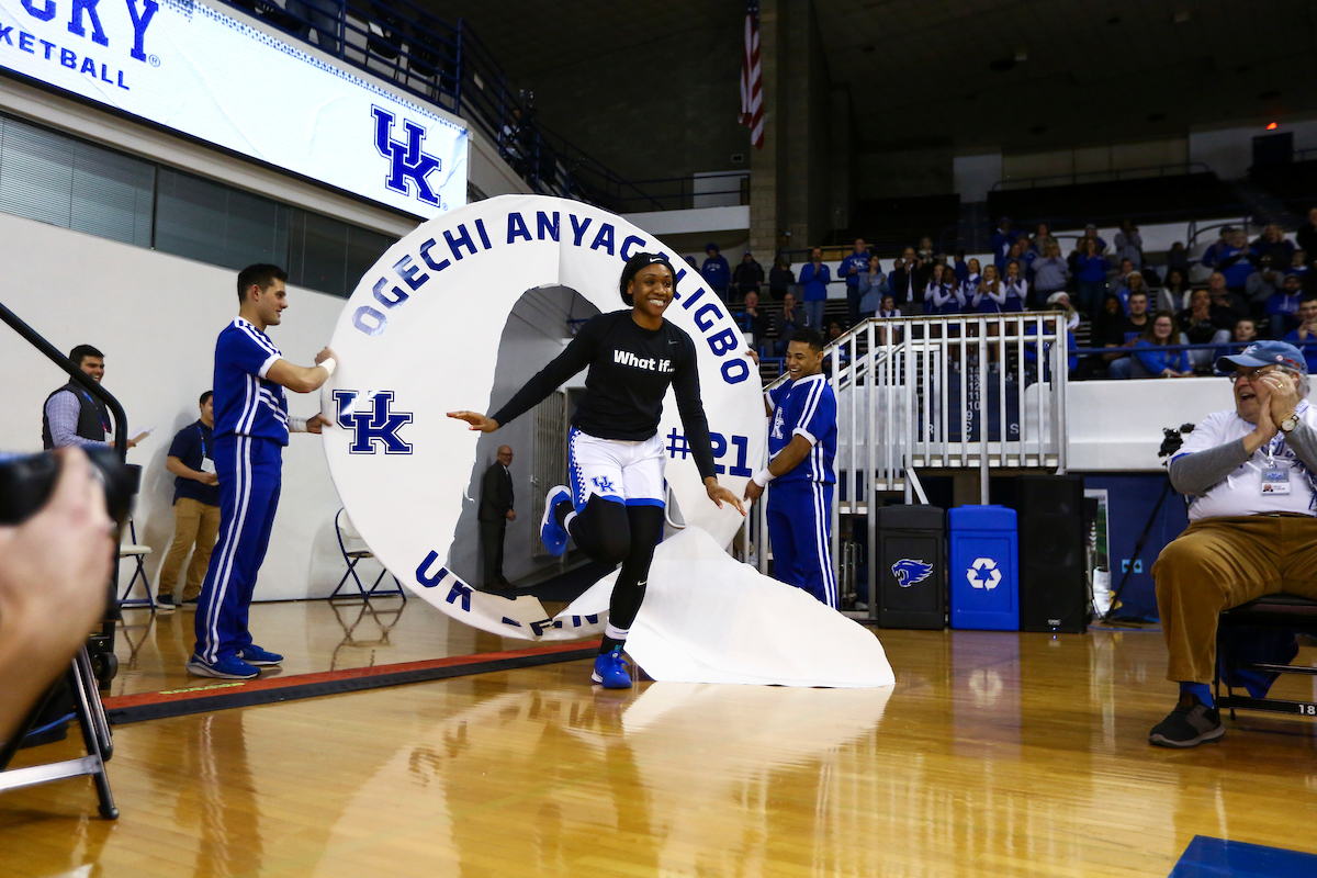 Ogechi Anyagaligbo.

Kentucky beat Georgia 88-77.

Photo by Grace Bradley | UK Athletics