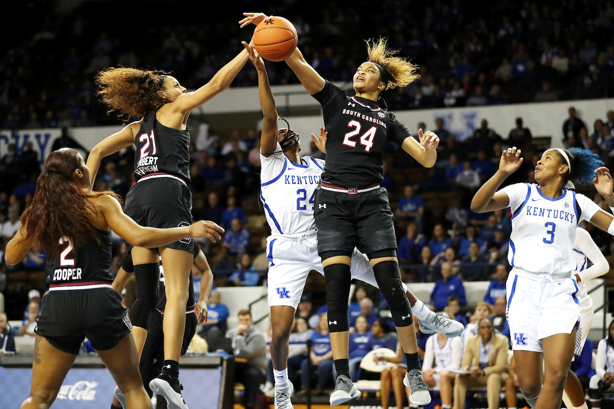 Taylor Murray
The UK Women's Basketball falls to South Carolina. 

Photo by Britney Howard | UK Athletics
