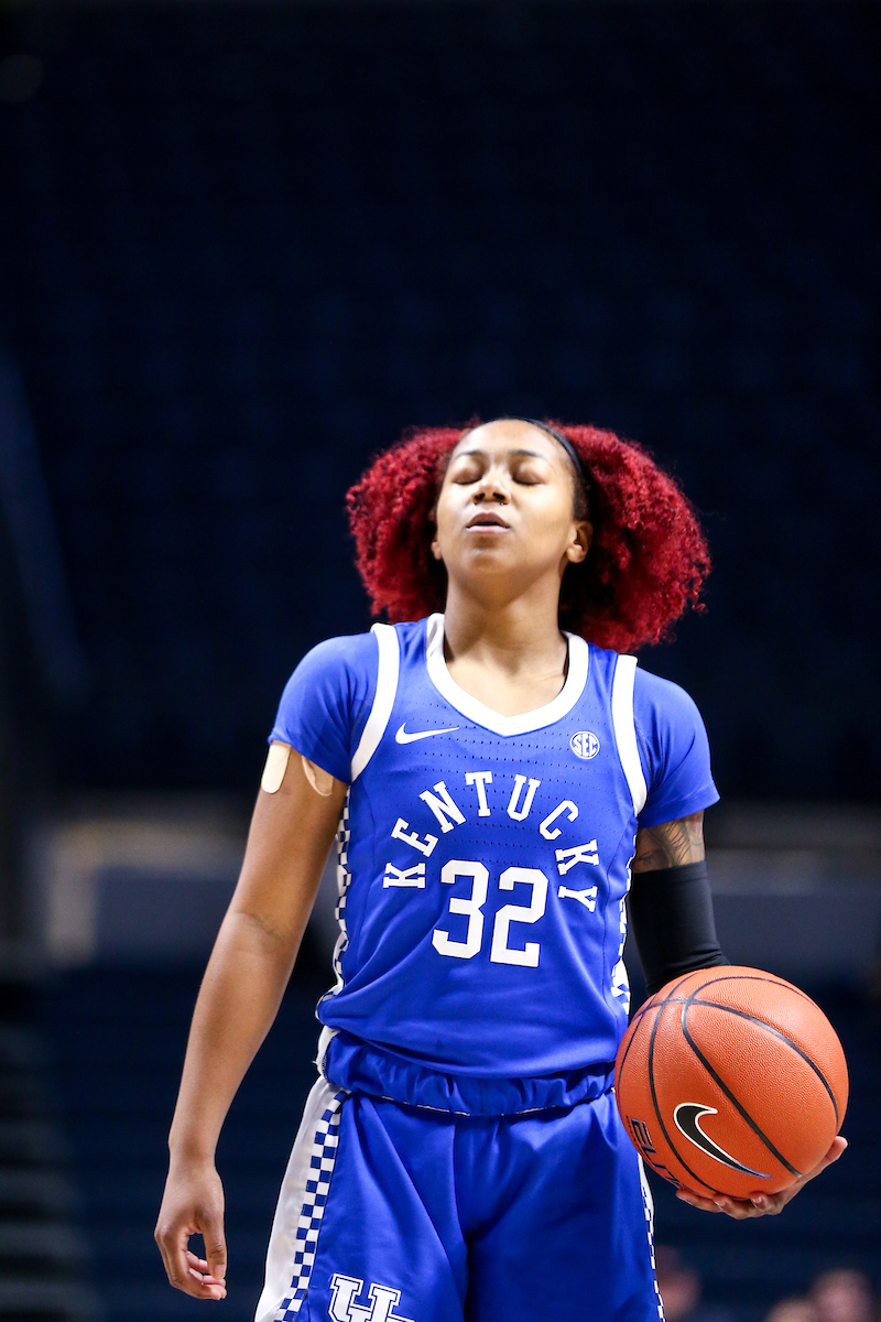 Jaida Roper. 

Kentucky beat Ole Miss 94-52.

Photo by Eddie Justice | UK Athletics