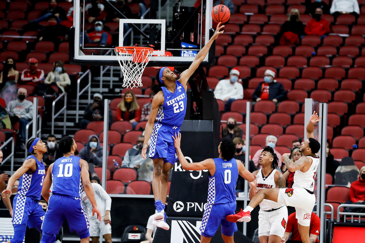 Isaiah Jackson.

Kentucky loses to Louisville 62-59.

Photo by Chet White | UK Athletics