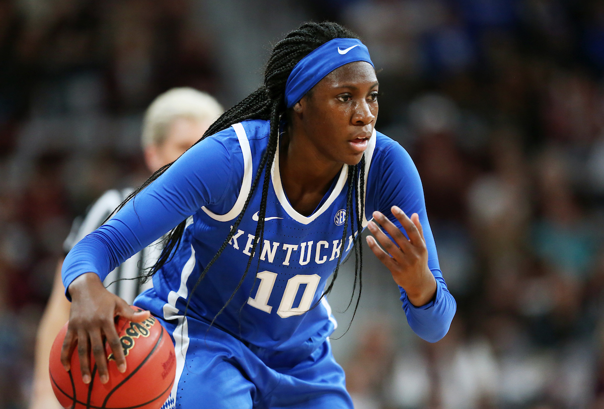 Rhyne Howard
The UK Women's Basketball team falls to Mississippi State. 

Photo by Britney Howard  | UK Athletics