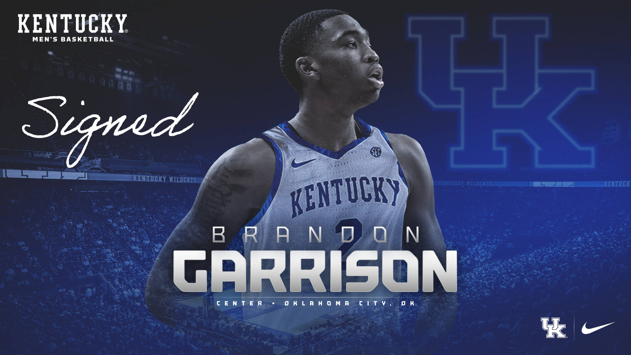 Kentucky Men’s Basketball Adds Brandon Garrison