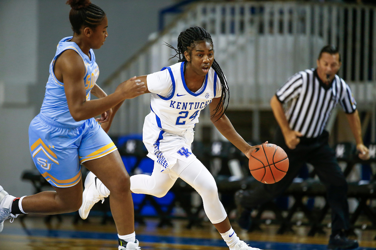 Taylor Murray.

UK women's basketball beat Southern 91-41.

Photo by Chet White | UK Athletics