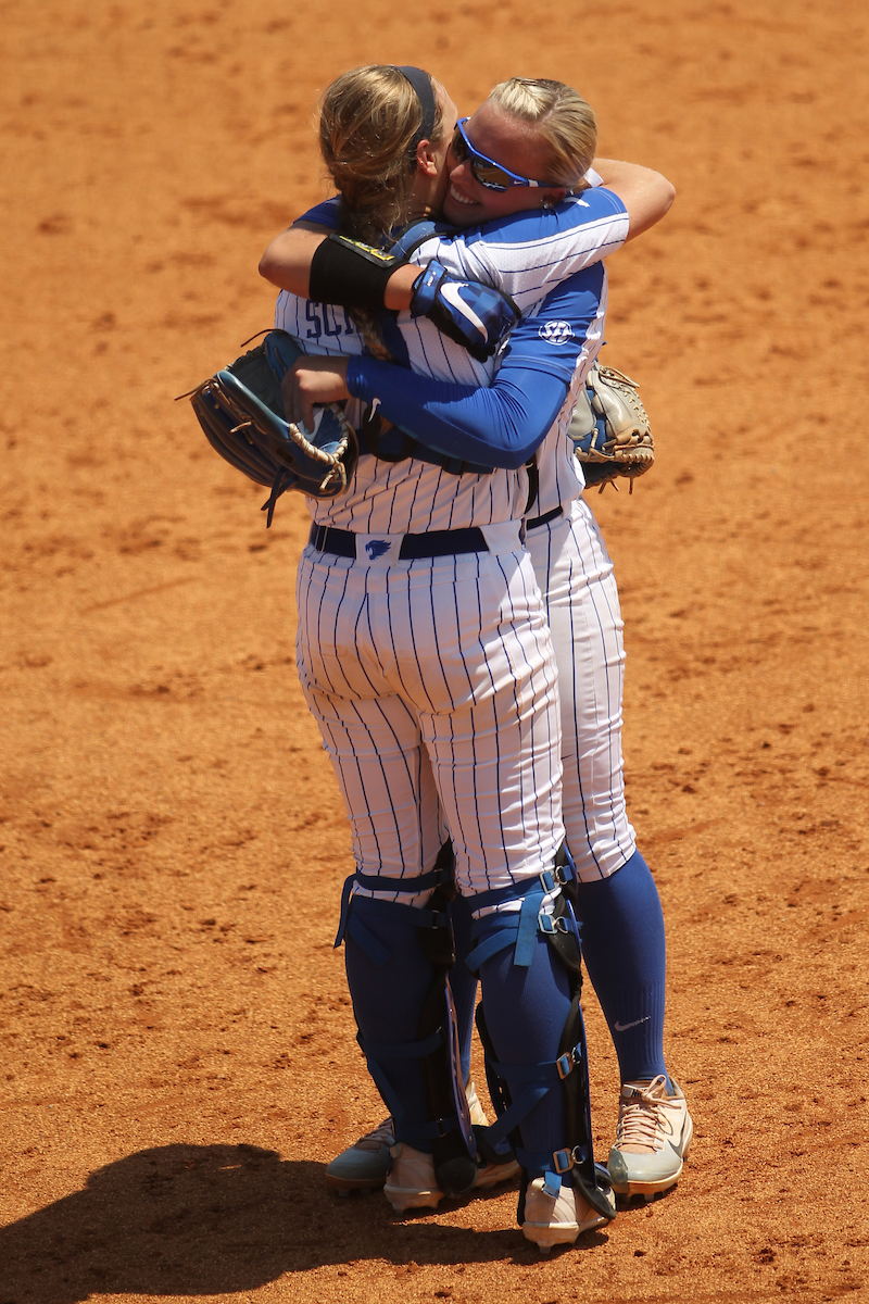 Erin Rethlake. Jenny Schaper.

The University of Kentucky softball team during Game 1 against South Carolina for Senior Day on Sunday, May 6th, 2018 at John Cropp Stadium in Lexington, Ky.

Photo by Quinn Foster I UK Athletics