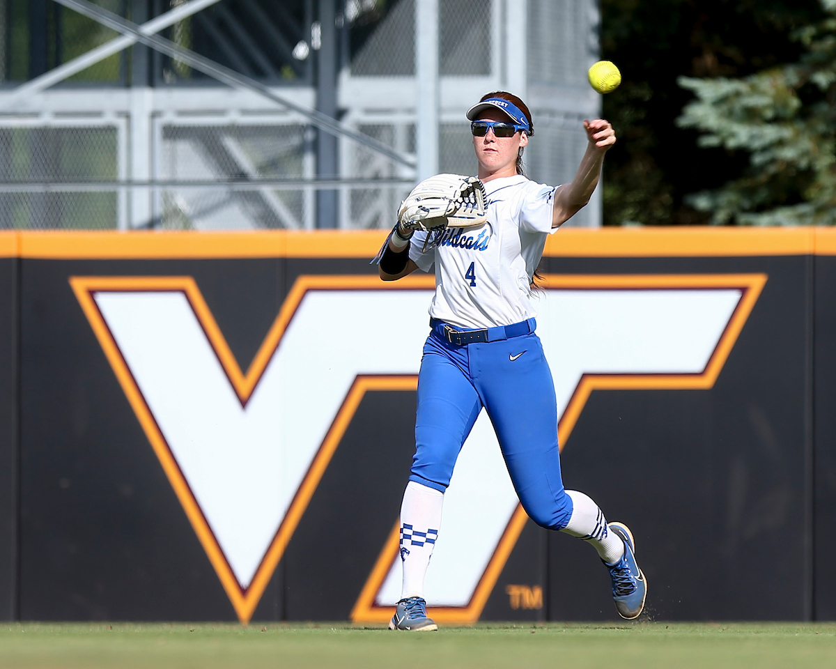 Renee Abernathy.

Kentucky falls Virginia Tech 4-5.

Photo by Grace Bradley | UK Athletics