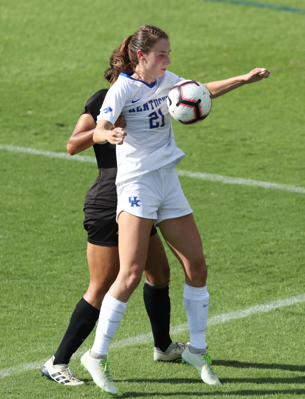 EVA MITCHELL.

The University of Kentucky women's soccer team falls to Eastern Kentucky 1-0 Sunday, September 2, at the Bell Soccer Complex in Lexington, Ky.

Photo by Elliott Hess | UK Athletics