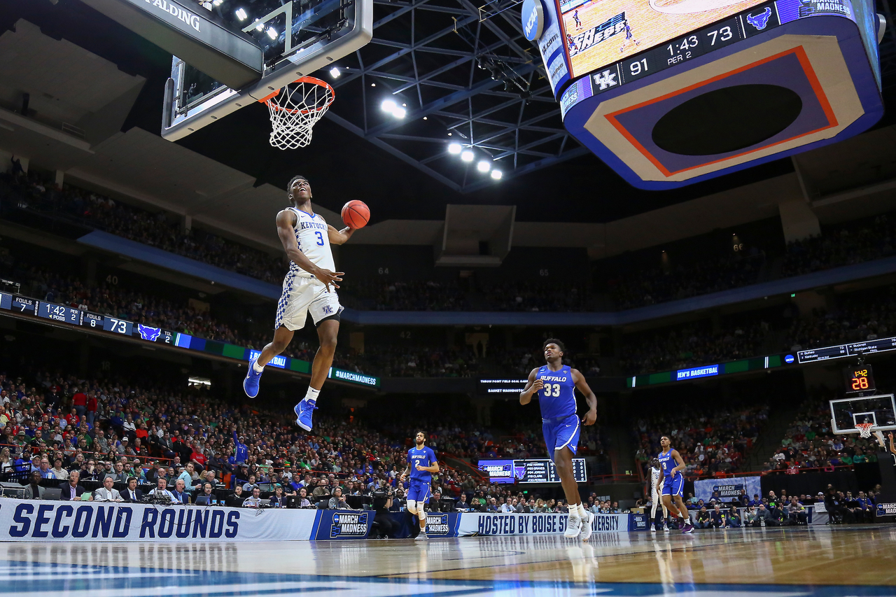 Hamidou Diallo.

The University of Kentucky men's basketball team beat Buffalo 95-75 in the second round of the NCAA Tournament at Taco Bell Arena in Boise, ID.

Photo by Chet White | UK Athletics
