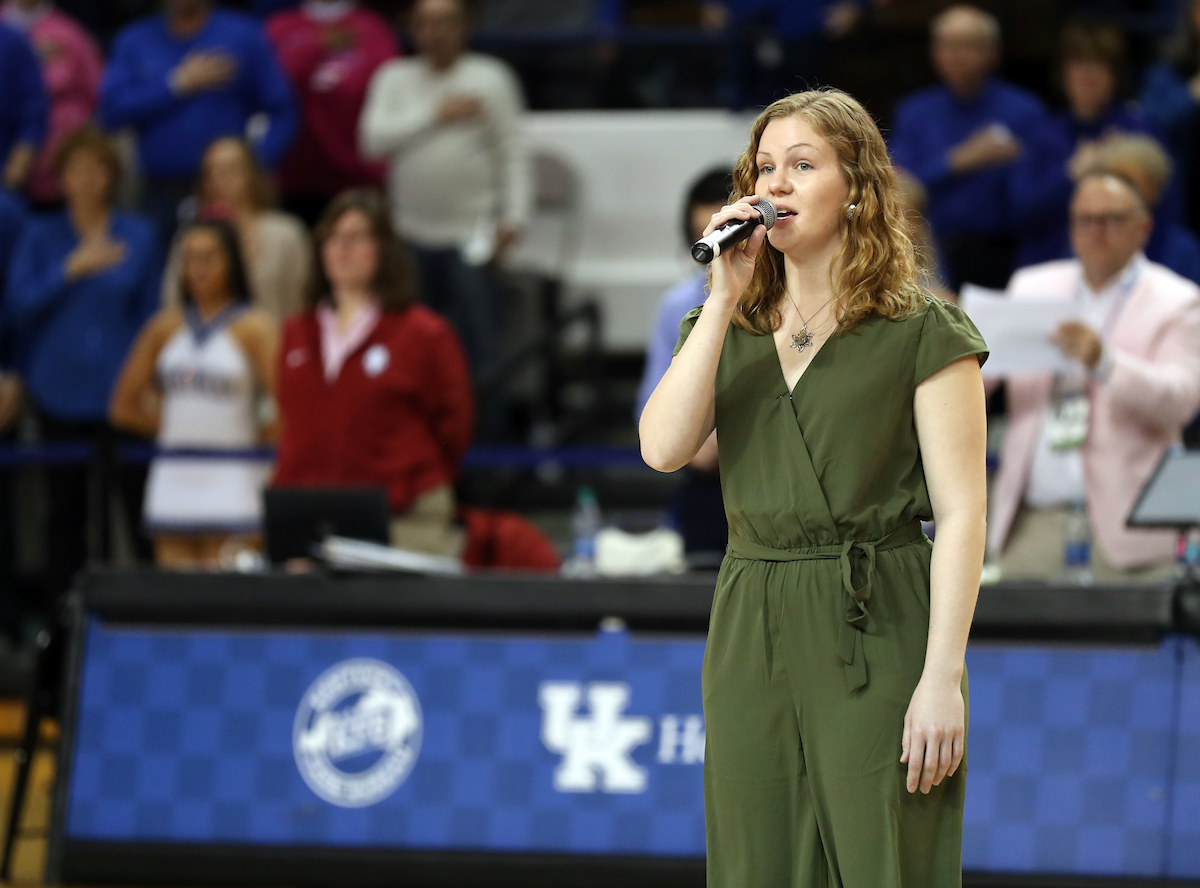 National Anthem

The UK Women's Basketball team beat Arkansas.
Photo by Britney Howard | UK Athletics
