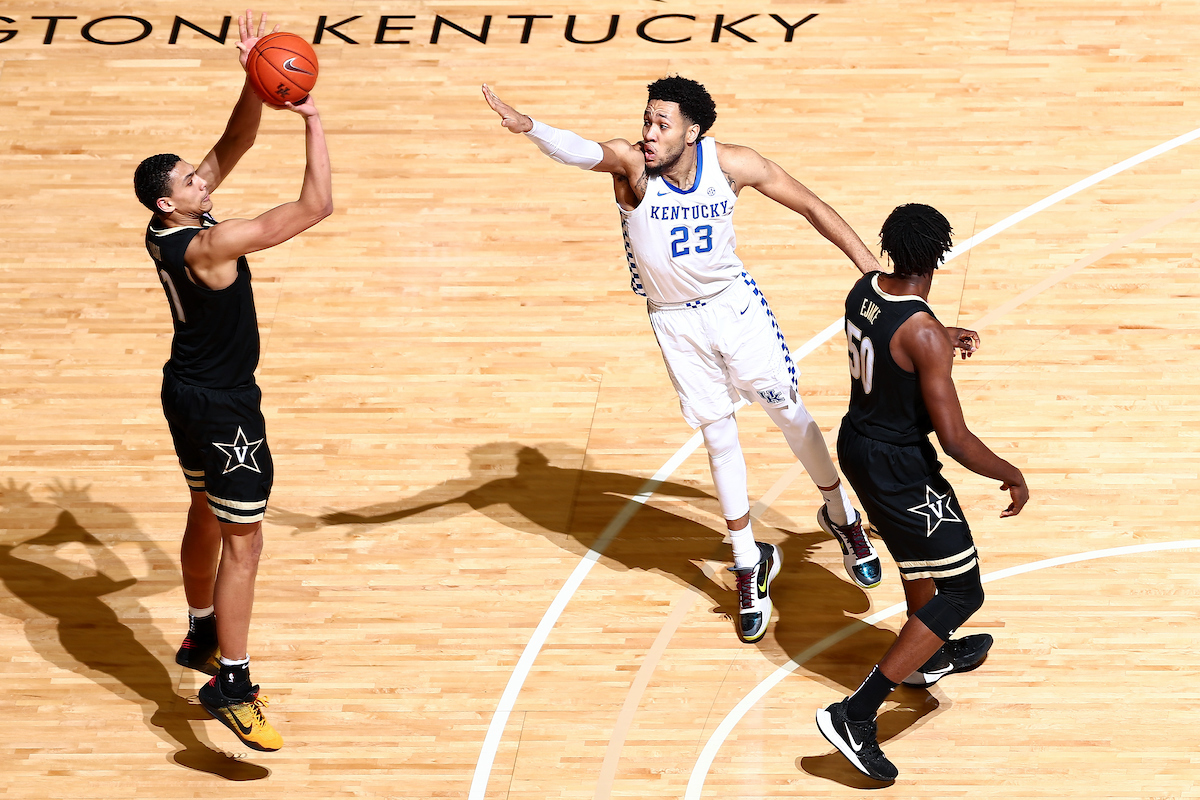 EJ Montgomery.
UK beats Vandy 71-62. 
Photo by Elliott Hess | UK Athletics