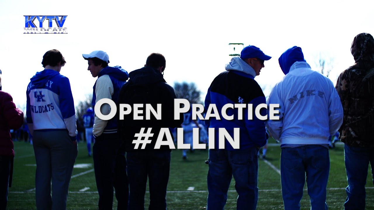 Football Open Practice March 2015